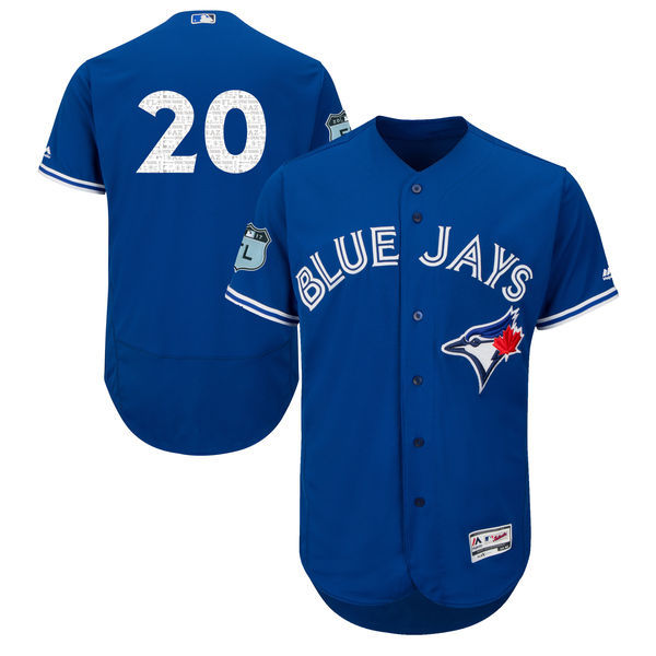 Custom Fan-Made Josh Donaldson Spring Training Royal 2017 Toronto Blue Jays Baseball Jersey Toronto Blue Jays Blue 2017 Baseball Jersey