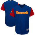 Custom Fan-Made Men Venezuela Blue 2017 Baseball Jersey Style Blue 2017 Baseball Jersey