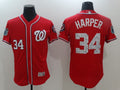 Custom Fan-Made Bryce Harper Spring Training Scarlet 2017 Washington Nationals Baseball Jersey Washington Nationals 2017 Baseball Jersey