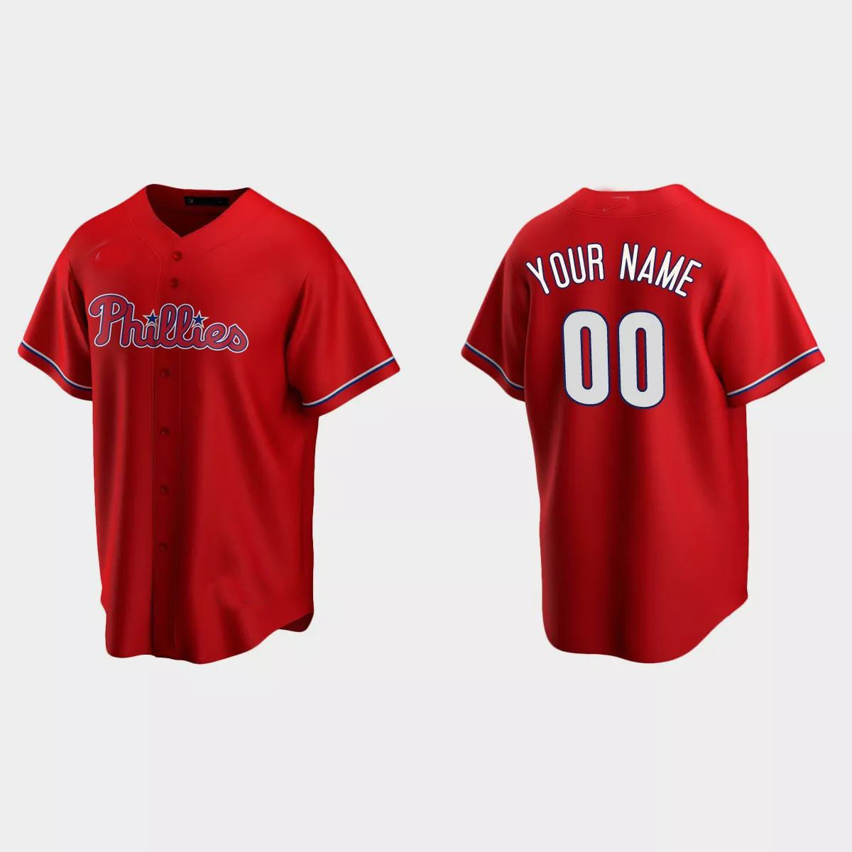 Custom red baseball jersey | GameDay Jerseys