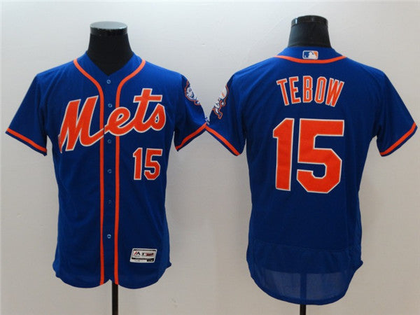 Custom Fan-Made Tim Tebow New York Mets #15 Baseball Jersey