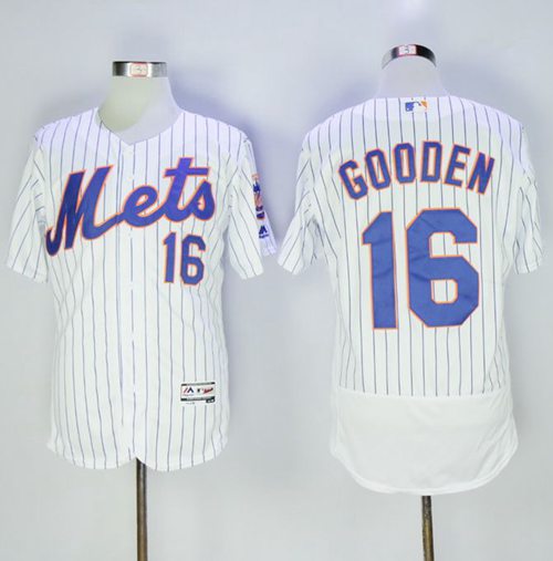 Custom Fan-Made Dwight Gooden Blue New York Mets #16 Blue Baseball Jersey