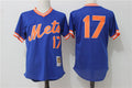 Custom Fan-Made Keith Hernandez Batting New York Mets #17 Blue Baseball Jersey