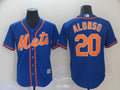 Custom Fan-Made Pete Alonso New York Mets #20 Baseball Jersey
