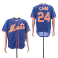 Custom Fan-Made Robinson Cano New York Mets #24 Baseball Jersey