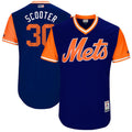 Custom Fan-Made Michael Conforto Scooter New York Mets #30 2017 Baseball Jersey