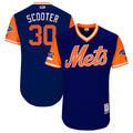 Custom Fan-Made Michael Conforto Scooter New York Mets #30 2018 Baseball Jersey