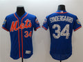 Custom Fan-Made Noah Syndergaard Spring Training New York Mets #34 2018 Baseball Jersey