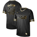 Custom Fan-Made Jacob Degrom New York Mets #48 Black Baseball Jersey