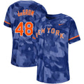 Custom Fan-Made Jacob Degrom Camo New York Mets #48 Baseball Jersey