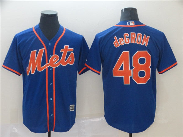 Custom Fan-Made Jacob Degrom New York Mets #48 Baseball Jersey
