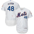 Custom Fan-Made Jacob Degrom New York Mets #48 White Baseball Jersey