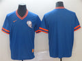 Custom Fan-Made Blue Throwback New York Mets Baseball Jersey New York Mets Blue Throwback Baseball Jersey