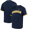 Custom Fan-Made Navy Michigan Wolverines College Jersey Michigan Wolverines Navy Baseball Jersey
