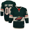 Custom Green MIN Hockey Shirt Top