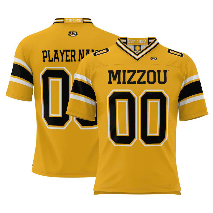 Custom gold football jersey | GameDay Jerseys