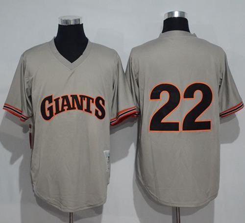 Custom Fan-Made Will Clark San Francisco Giants #22 Grey 1989 Throwback Baseball Jersey