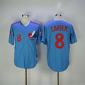Custom Fan-Made Montreal Vladimir Guerrero Style #27 Throwback Baseball Jersey