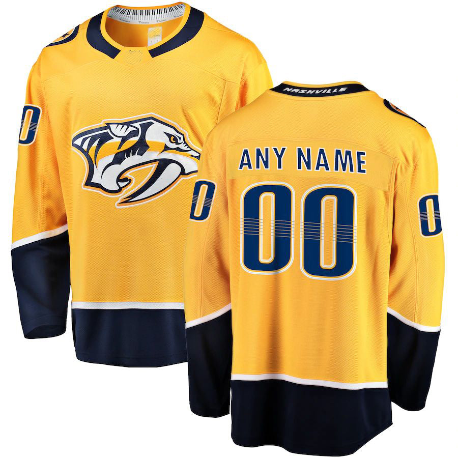 Custom gold hockey jersey | GameDay Jerseys