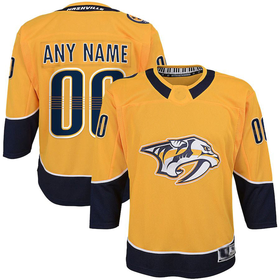 Custom gold hockey jersey | GameDay Jerseys