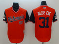 Custom Fan-Made Max Scherzer Blue Eye Washington Nationals #31 Red 2018 Baseball Jersey