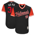 Custom Fan-Made Bryce Harper Kid Washington Nationals #34 Navy 2017 Baseball Jersey