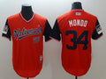 Custom Fan-Made Bryce Harper Mondo Washington Nationals #34 Red 2018 Baseball Jersey