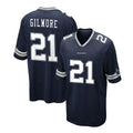 Custom navy football jersey #21 | GameDay Jerseys