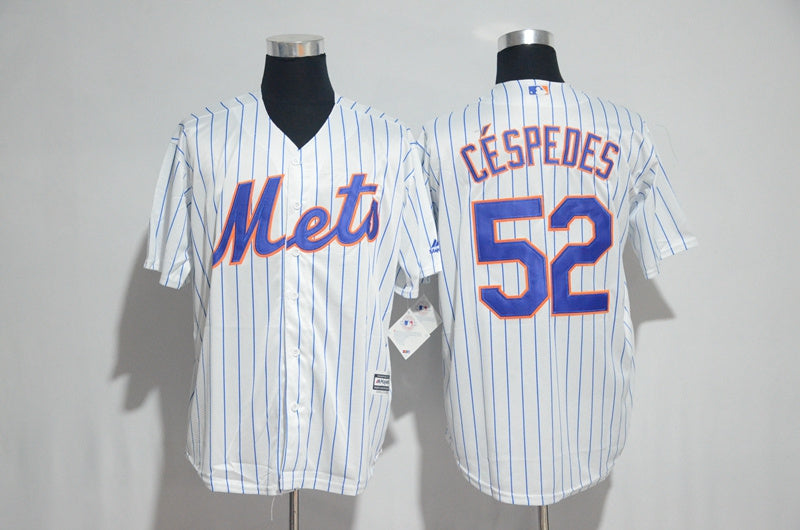 Custom Fan-Made Yoenis Cespedes New York Mets #52 Baseball Jersey