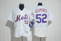 Custom Fan-Made Yoenis Cespedes New York Mets #52 White Baseball Jersey