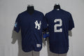 Custom Fan-Made Derek Jeter New York Yankees #2 Baseball Jersey