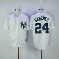 Custom Fan-Made Gary Sanchez New York Yankees #24 Baseball Jersey