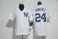 Custom Fan-Made Women Gary Sanchez New York Yankees #24 Baseball Jersey