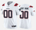 Custom White NE Football Shirt Top