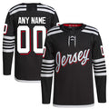 Custom #22 Black 2021 NJD Hockey Shirt Top