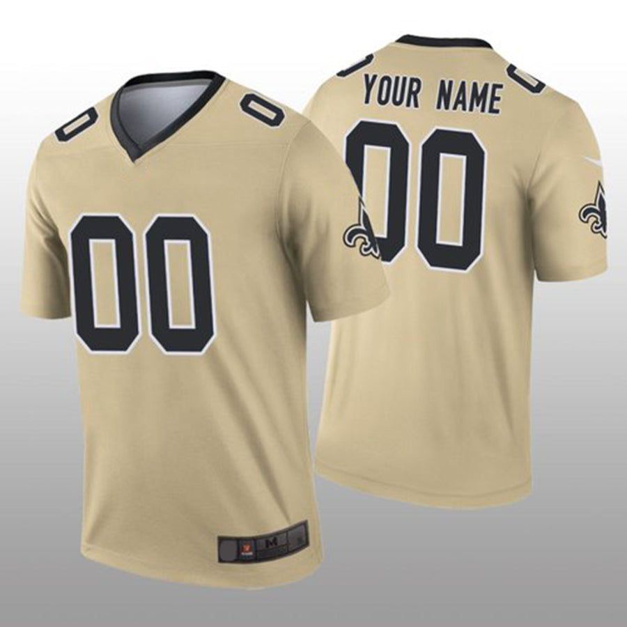 Custom gold football jersey | GameDay Jerseys