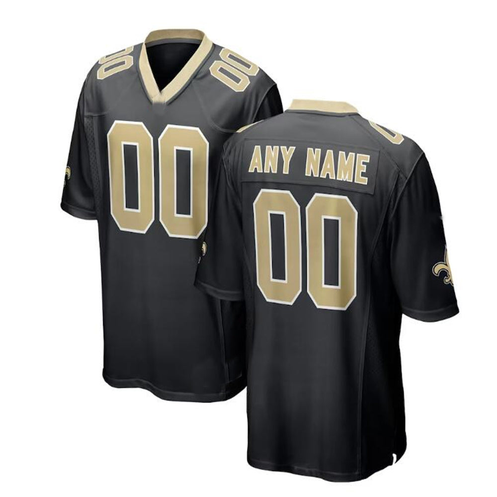 Custom black football jersey | GameDay Jerseys