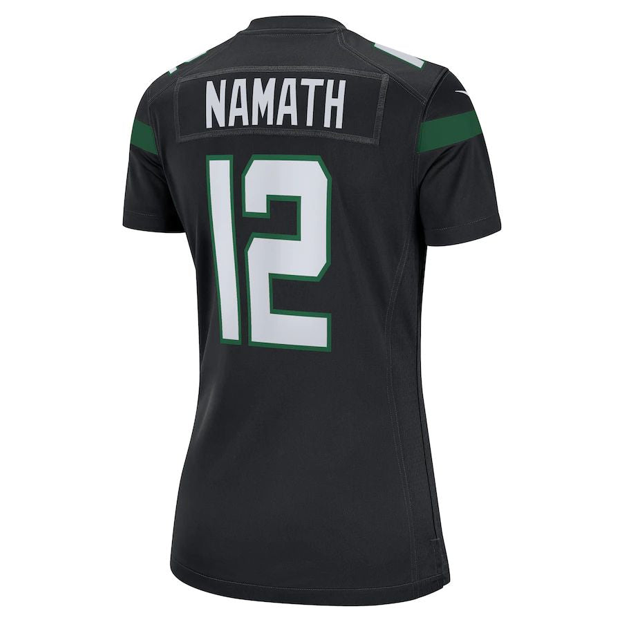 NY.Jets #12 Joe Namath  Black Retired Player Jersey Stitched American Football Jerseys