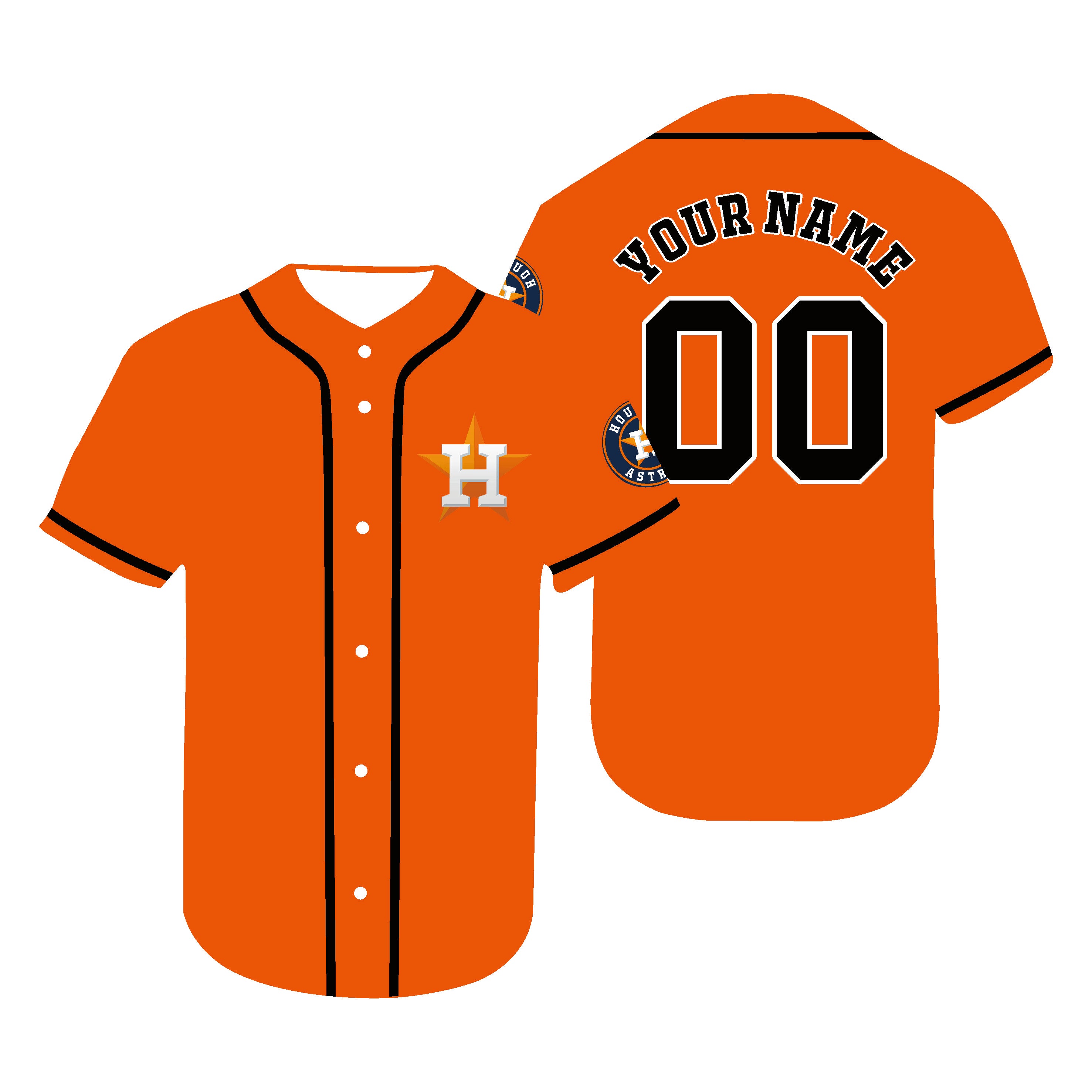Custom orange baseball jersey | GameDay Jerseys