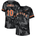 Custom Fan-Made Adam Jones Camo Baltimore Orioles #10 Black Baseball Jersey