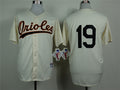 Custom Fan-Made Chris Davis Baltimore Orioles #19 Throwback Baseball Jersey