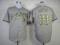 Custom Fan-Made Chris Davis Camo Baltimore Orioles #19 Grey Baseball Jersey