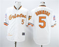 Custom Fan-Made Brooks Robinson Baltimore Orioles #5 White 1970 Throwback Baseball Jersey