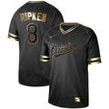 Custom Fan-Made Cal Ripken Jr Baltimore Orioles #8 Black Baseball Jersey