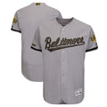 Custom Fan-Made Gray 2018 Baltimore Orioles Baseball Jersey Baltimore Orioles Grey 2018 Baseball Jersey