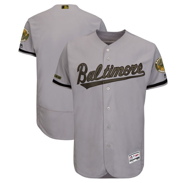 Custom Fan-Made Gray 2018 Baltimore Orioles Baseball Jersey Baltimore Orioles Grey 2018 Baseball Jersey