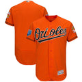 Custom Fan-Made Spring Training Orange 2018 Baltimore Orioles Baseball Jersey Baltimore Orioles Orange 2018 Baseball Jersey