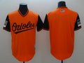 Custom Fan-Made Orange 2018 Baltimore Orioles Baseball Jersey Baltimore Orioles Orange 2018 Baseball Jersey