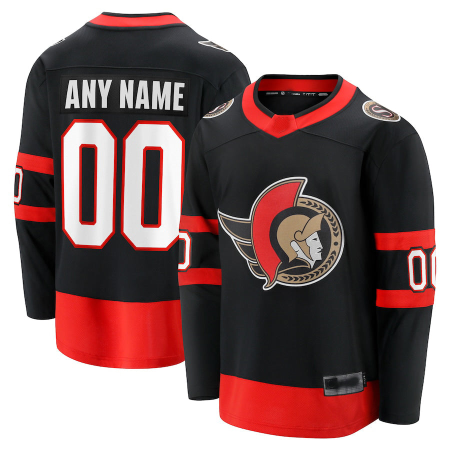 Custom black hockey jersey #21 | GameDay Jerseys