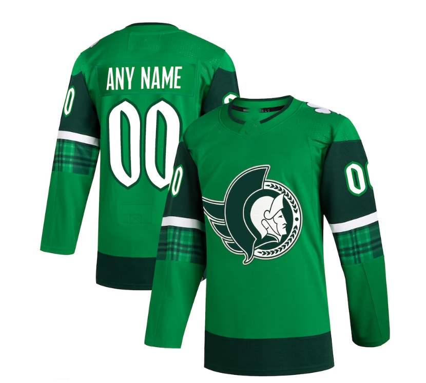 Custom green hockey jersey | GameDay Jerseys